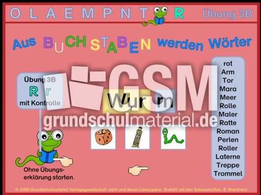 Buchstabensynthese R mit Kontrolle.pps